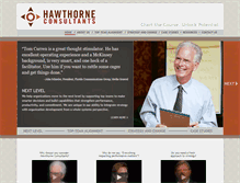 Tablet Screenshot of hawthorneconsultants.com